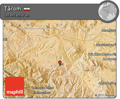 Satellite Map of Ţārom