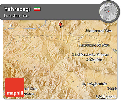 Satellite Map of Yehrezegī
