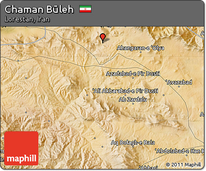 Satellite Map of Chaman Būleh