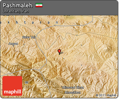 Satellite Map of Pashmaleh