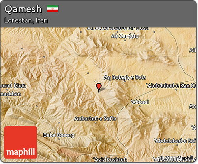 Satellite Map of Qamesh