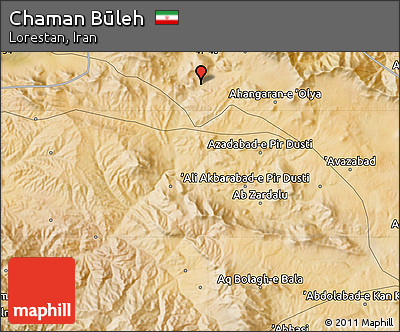 Satellite Map of Chaman Būleh