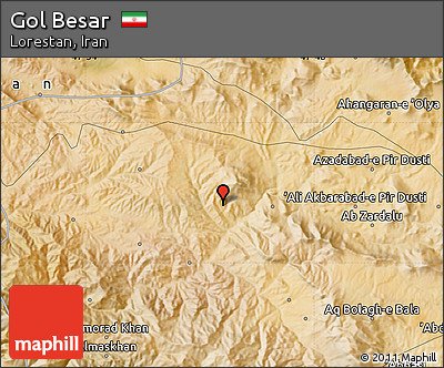 Satellite Map of Gol Besar
