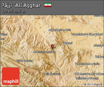 Satellite Map of Ḩājjī `Alī Aşghar