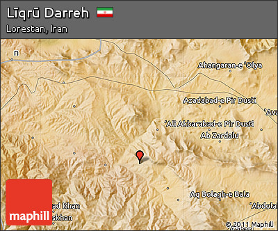 Satellite Map of Līqrū Darreh