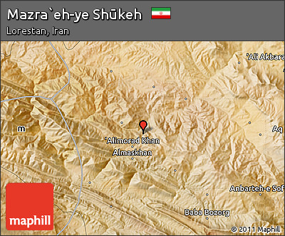 Satellite Map of Mazra`eh-ye Shūkeh