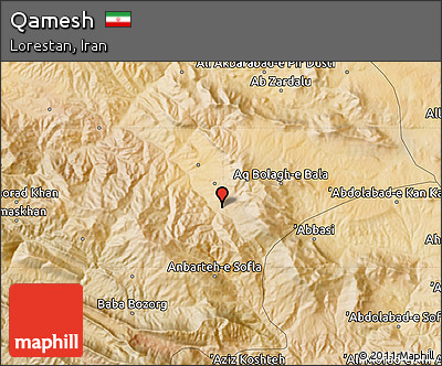 Satellite Map of Qamesh