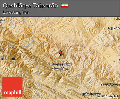 Satellite Map of Qeshlāq-e Tahsarān
