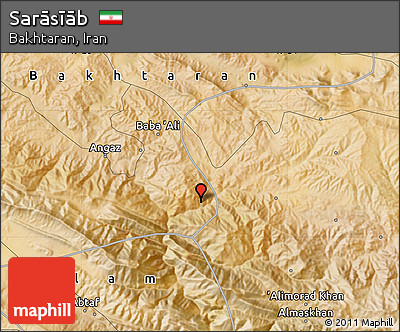 Satellite Map of Sarāsīāb
