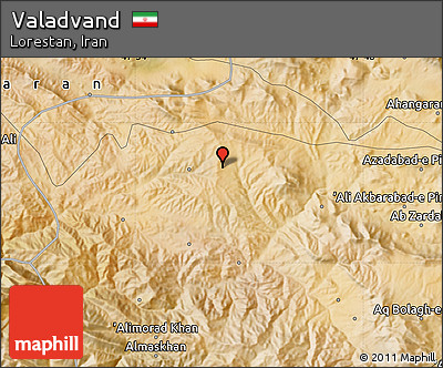 Satellite Map of Valadvand