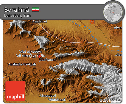 Physical 3D Map of Berahmā