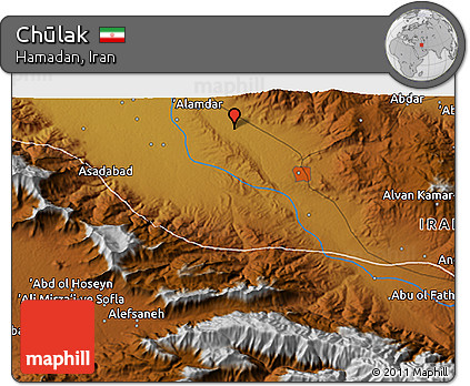Physical 3D Map of Chūlak