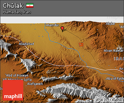 Physical 3D Map of Chūlak