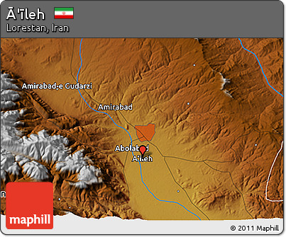 Physical 3D Map of Ā'īleh