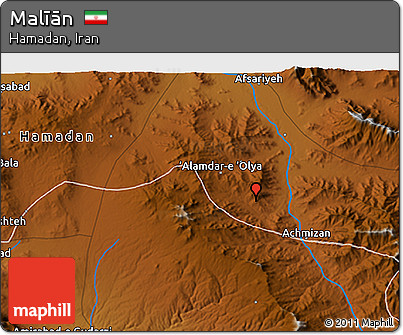 Physical 3D Map of Malīān