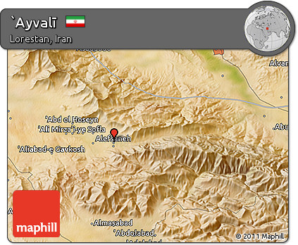 Satellite 3D Map of `Ayvalī