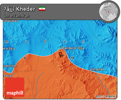 Political Map of Ḩājjī Kheder