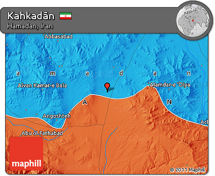 Political Map of Kahkadān