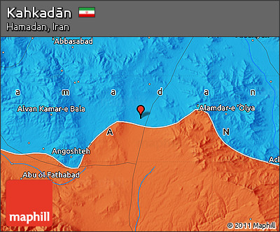 Political Map of Kahkadān