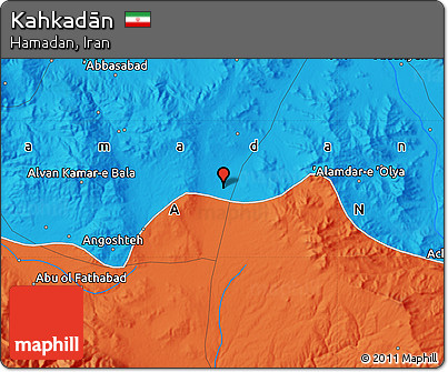 Political Map of Kahkadān