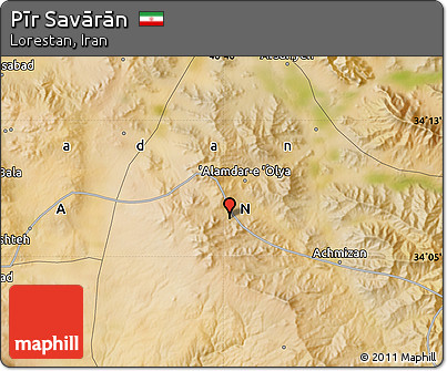 Satellite Map of Pīr Savārān