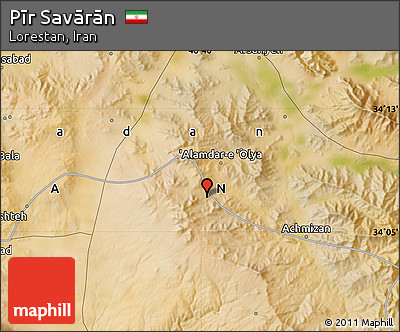 Satellite Map of Pīr Savārān