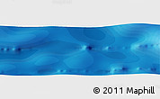 Political Panoramic Map of the area around 34° 0' 57" N, 50° 55' 29" W