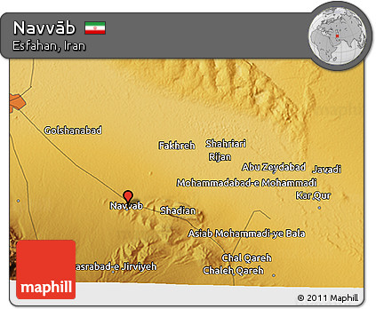 Physical 3D Map of Navvāb