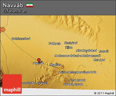Physical 3D Map of Navvāb