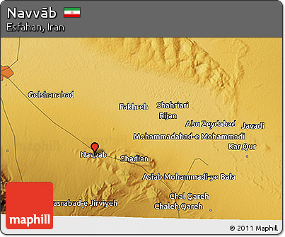 Physical 3D Map of Navvāb