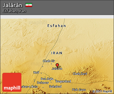 Physical 3D Map of Jalārān