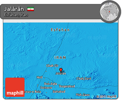 Political 3D Map of Jalārān