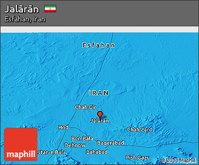 Political 3D Map of Jalārān