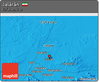 Political 3D Map of Jalārān