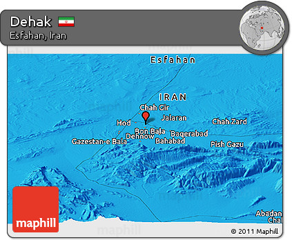 Political Panoramic Map of Dehak