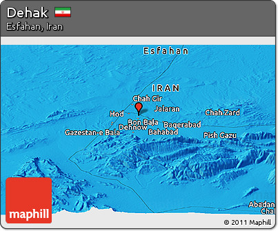 Political Panoramic Map of Dehak