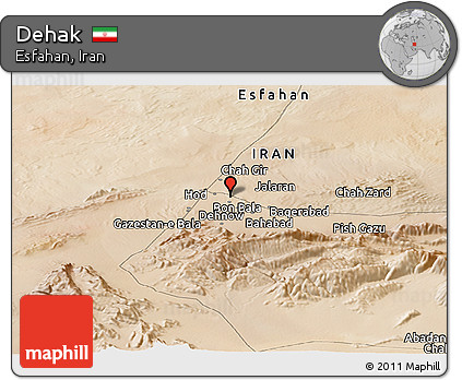 Satellite Panoramic Map of Dehak