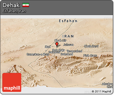 Satellite Panoramic Map of Dehak