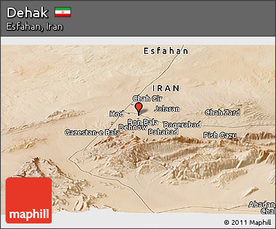 Satellite Panoramic Map of Dehak