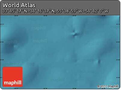 Satellite Map of the Area around 34° 0' 57" N, 55° 10' 29" W
