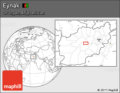 Blank Location Map of Eynak