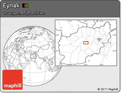 Blank Location Map of Eynak