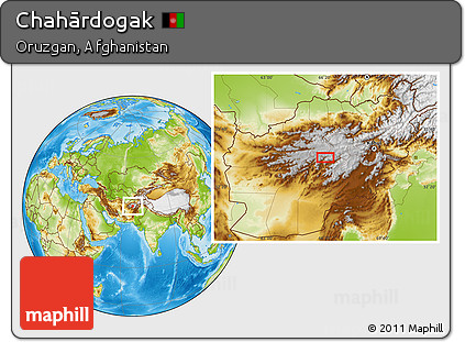 Physical Location Map of Chahārdogak