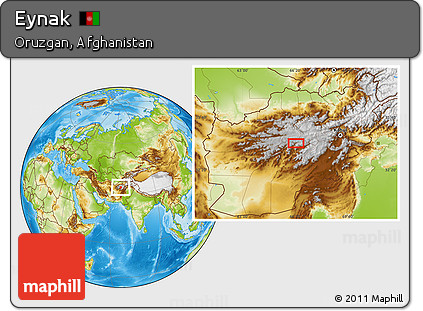 Physical Location Map of Eynak