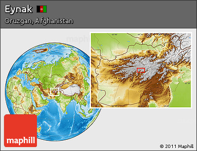 Physical Location Map of Eynak