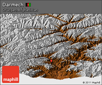 Physical Panoramic Map of Darmech