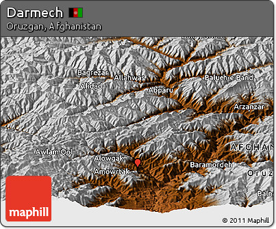 Physical Panoramic Map of Darmech