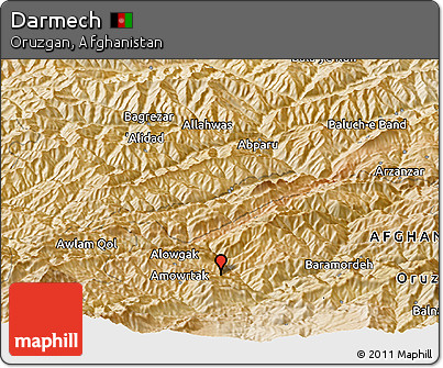Satellite Panoramic Map of Darmech