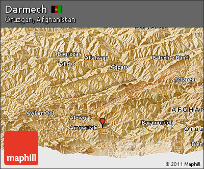 Satellite Panoramic Map of Darmech