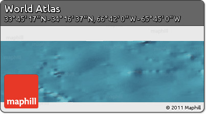 Satellite Panoramic Map of the Area around 34° 0' 57" N, 66° 13' 29" W